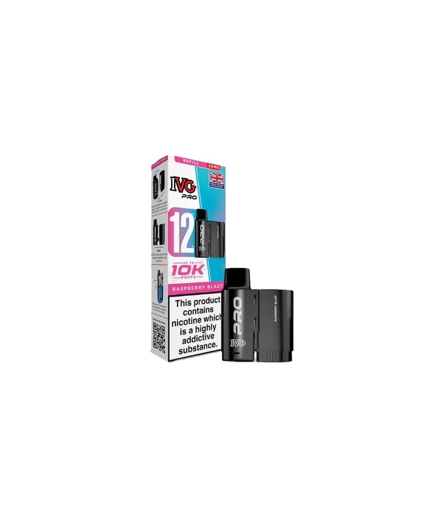 20mg I VG Pro 12 Refill Pod Pack 10000 Puffs
