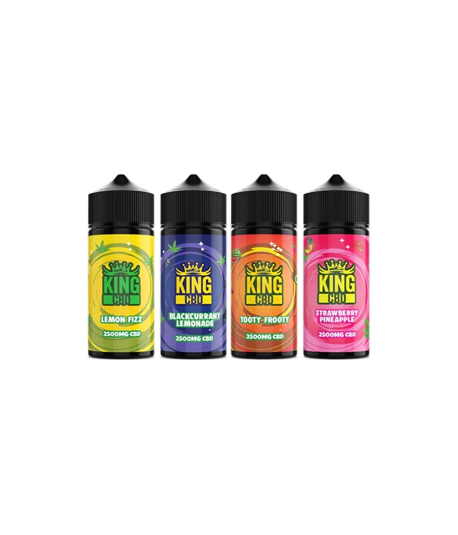 King CBD 2500mg CBD E-liquid 120ml (BUY 1 GET 1 FREE)