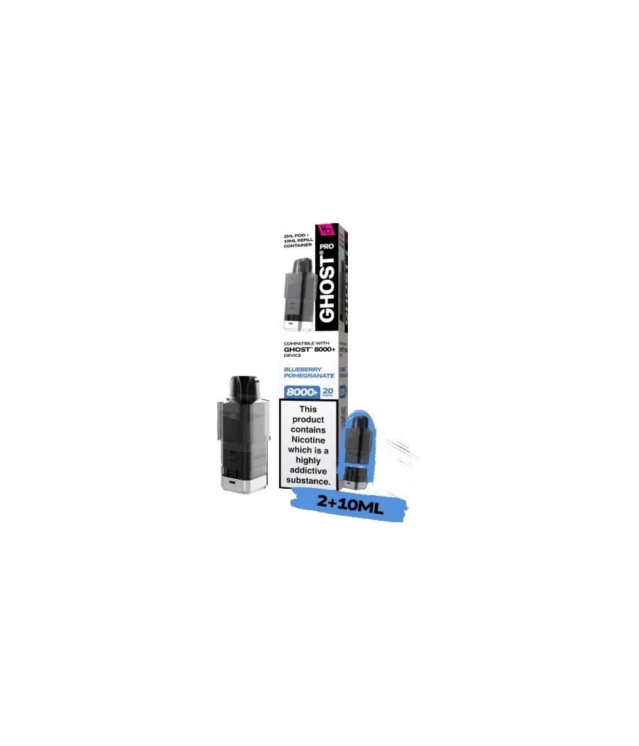 20mg Ghost Pro 8000+ By Vapes Bars Prefilled Pods