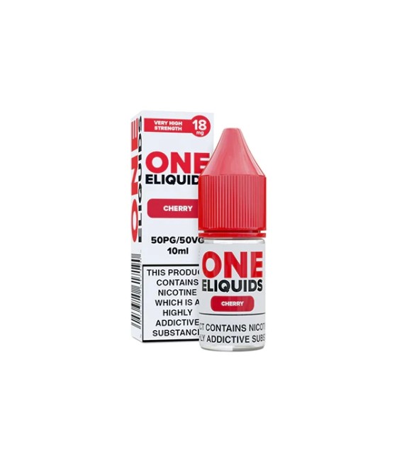18mg One E-Liquids Flavoured Nicotine E-Liquid 10ml (50VG/50PG)