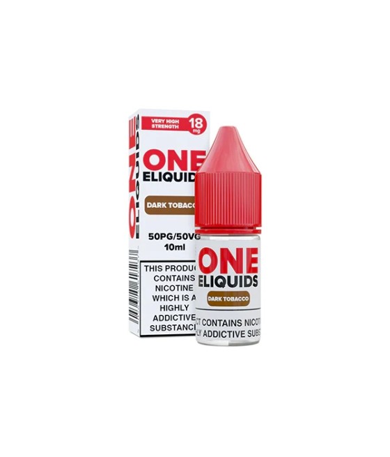 18mg One E-Liquids Flavoured Nicotine E-Liquid 10ml (50VG/50PG)
