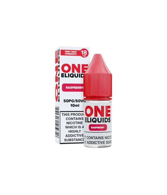 18mg One E-Liquids Flavoured Nicotine E-Liquid 10ml (50VG/50PG)
