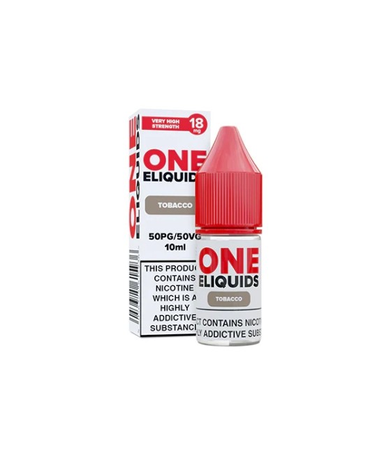 18mg One E-Liquids Flavoured Nicotine E-Liquid 10ml (50VG/50PG)