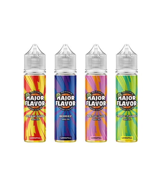 0mg Major Flavor 50ml Longfill (100PG)