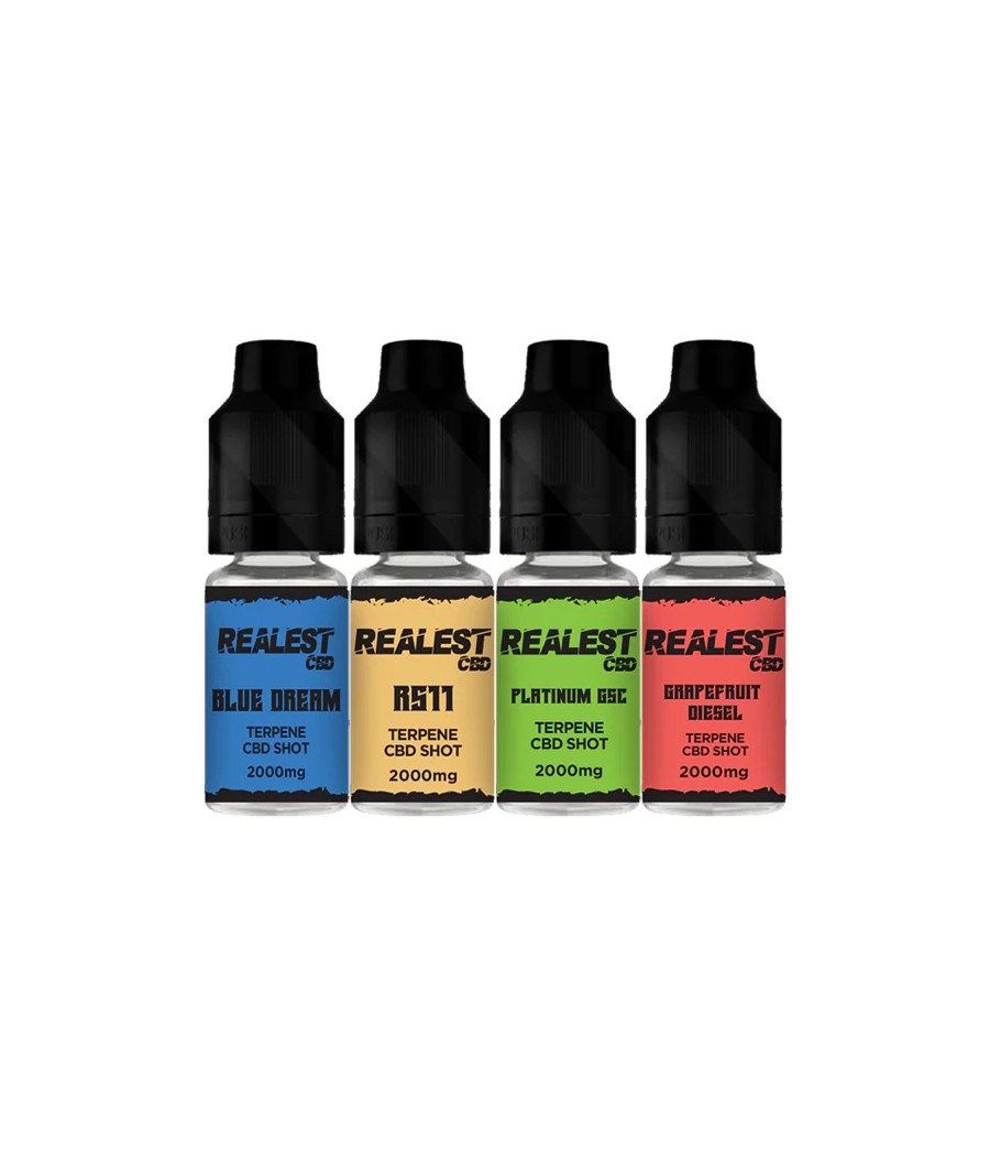 Realest CBD 2000mg Terpene Infused CBD Booster Shot 10ml (BUY 1 GET 1 FREE)