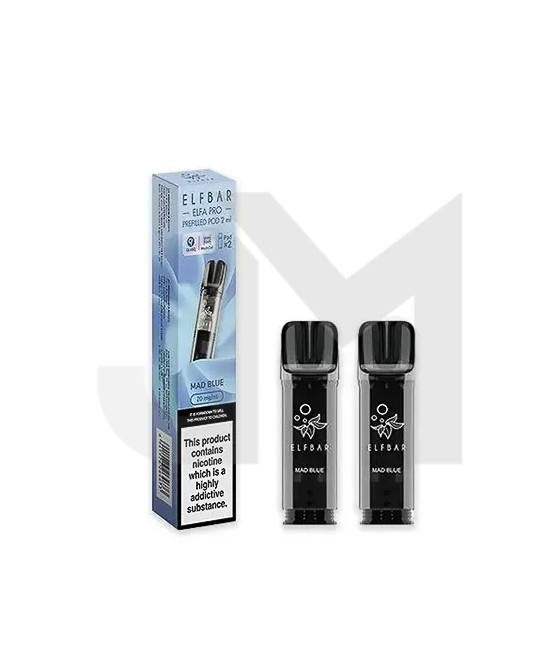 ELF Bar ELFA Pro 20mg Replacement Prefilled Pods 2ml 1200 Puffs - 2 Pcs