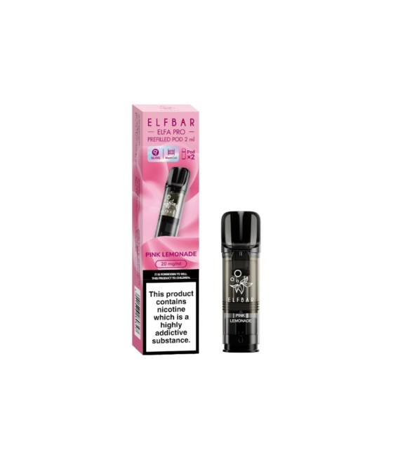 ELF Bar ELFA Pro 20mg Replacement Prefilled Pods 2ml 1200 Puffs - 2 Pcs
