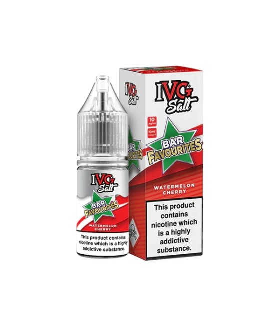 20mg I VG Bar Favourites 10ml Nic Salts (50VG/50PG)