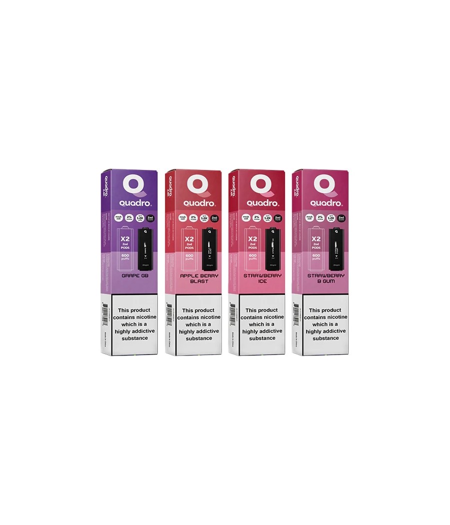 20mg Quadro 2.4k Replacement Pods - 2ml