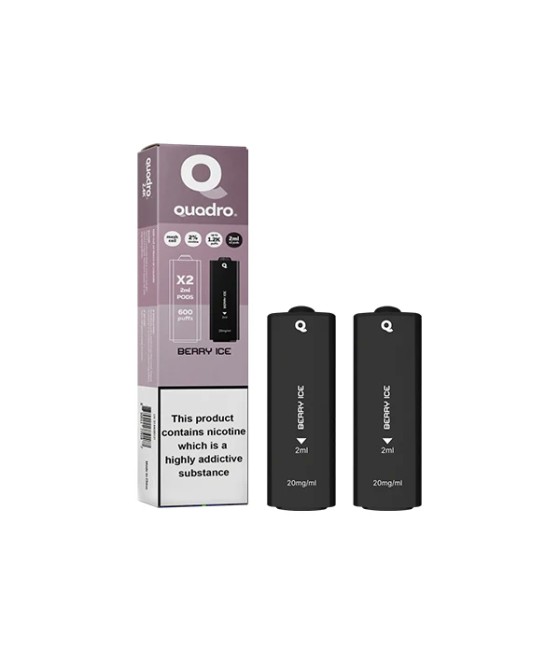 20mg Quadro 2.4k Replacement Pods - 2ml