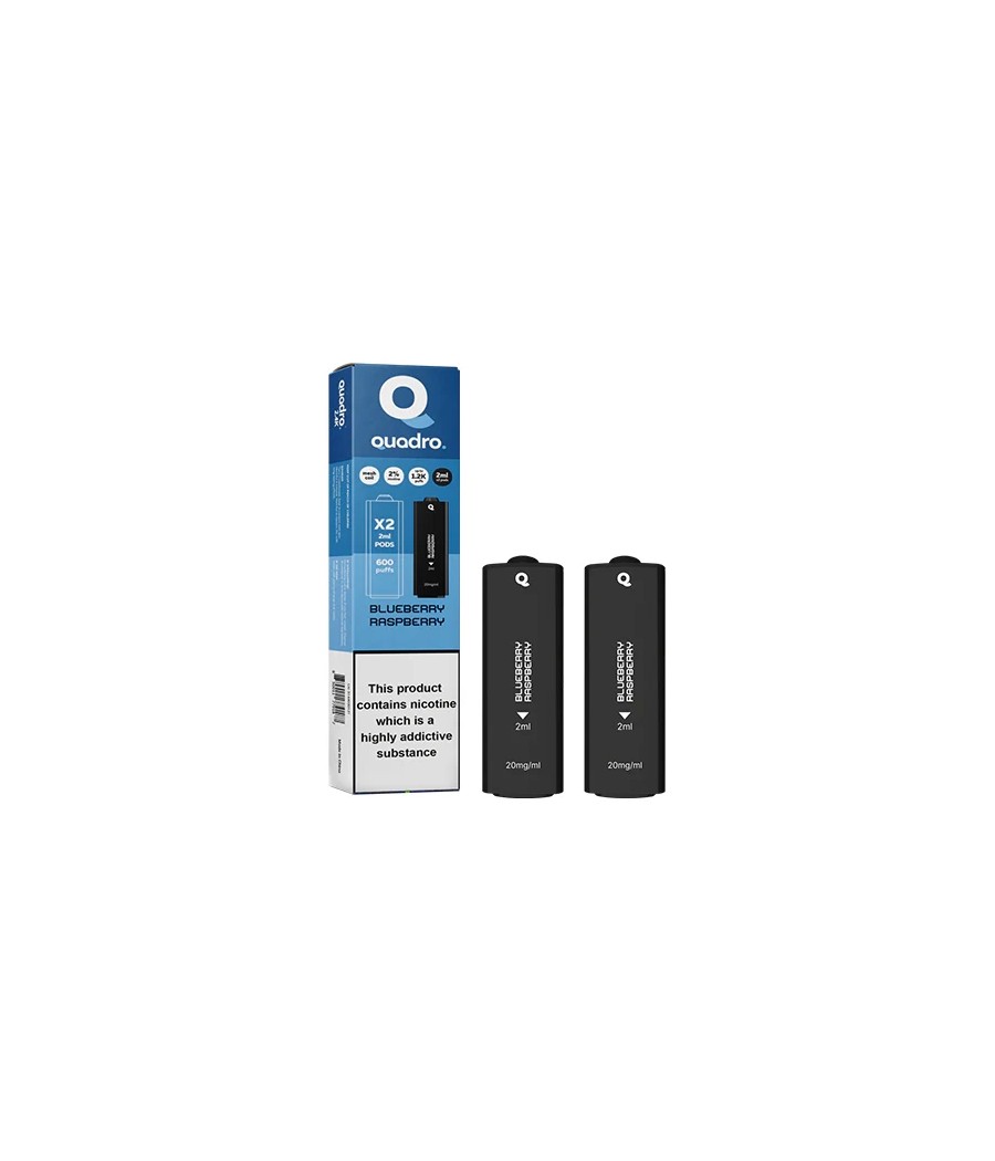 20mg Quadro 2.4k Replacement Pods - 2ml