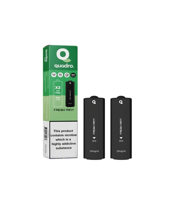 20mg Quadro 2.4k Replacement Pods - 2ml