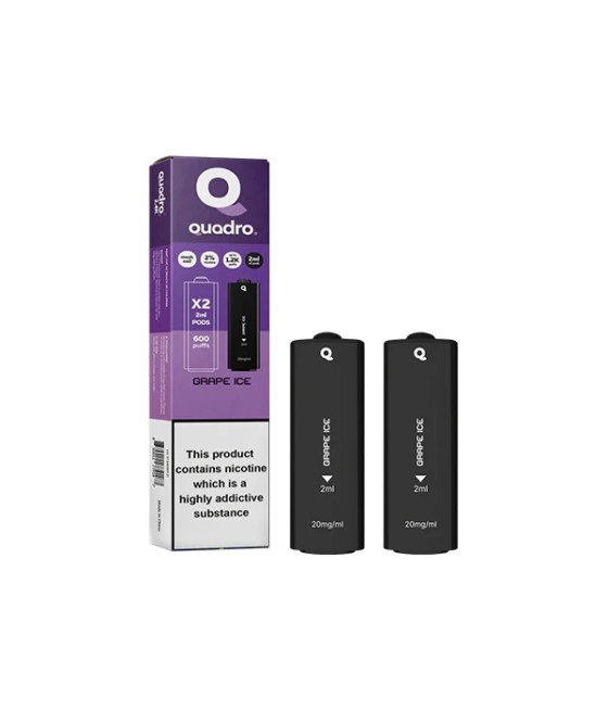20mg Quadro 2.4k Replacement Pods - 2ml