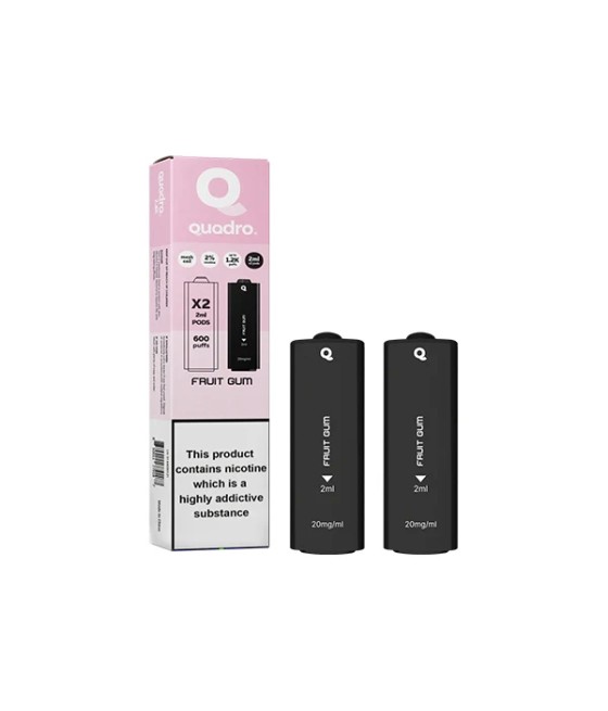 20mg Quadro 2.4k Replacement Pods - 2ml