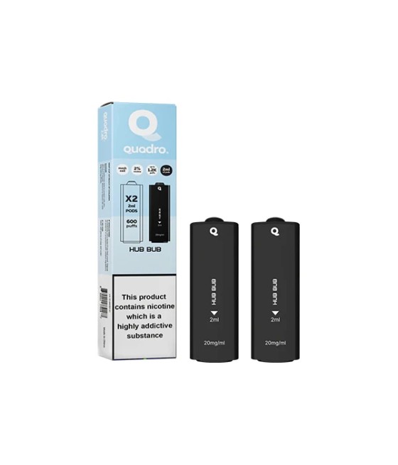 20mg Quadro 2.4k Replacement Pods - 2ml