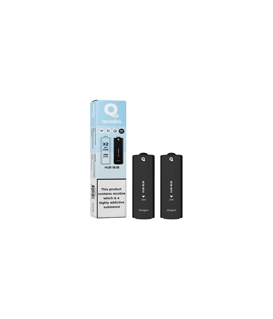 20mg Quadro 2.4k Replacement Pods - 2ml