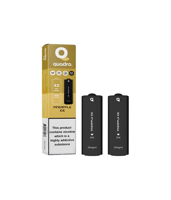 20mg Quadro 2.4k Replacement Pods - 2ml