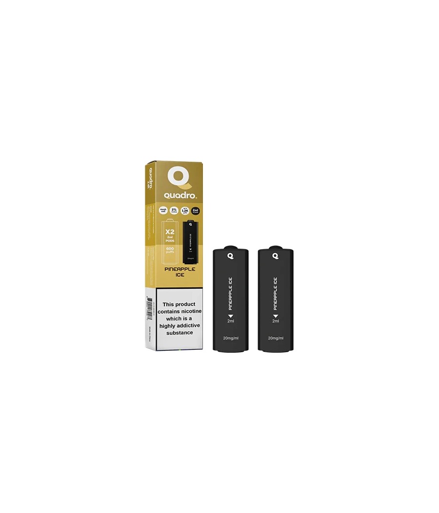 20mg Quadro 2.4k Replacement Pods - 2ml