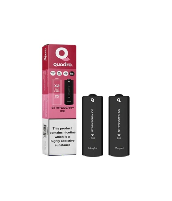 20mg Quadro 2.4k Replacement Pods - 2ml