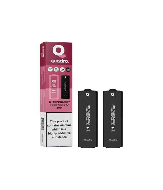 20mg Quadro 2.4k Replacement Pods - 2ml