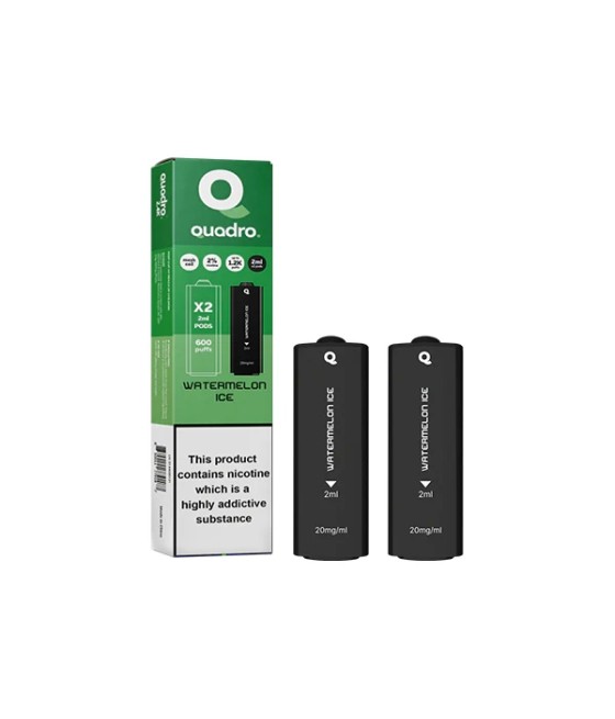 20mg Quadro 2.4k Replacement Pods - 2ml