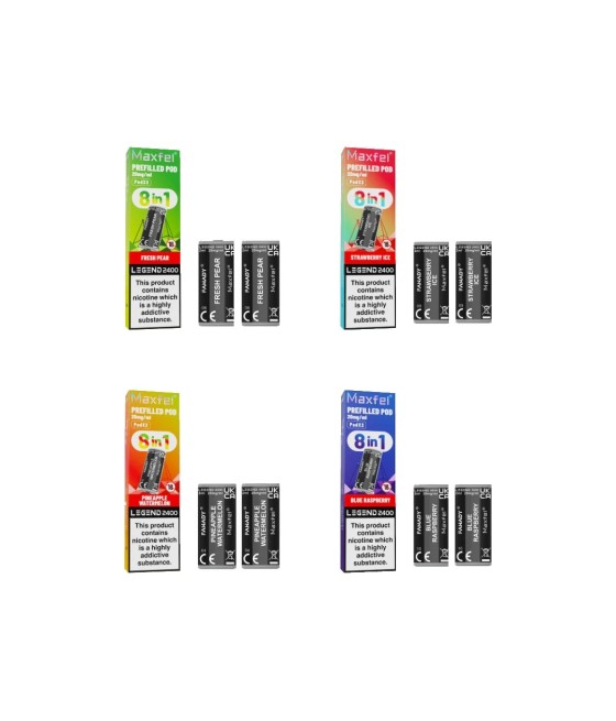 20mg Maxfel Legend Fanady Prefilled Pods 2400 Puffs