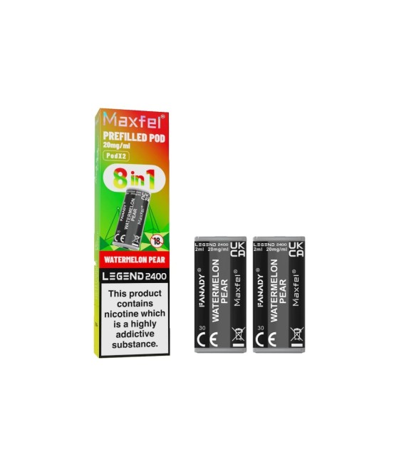 20mg Maxfel Legend Fanady Prefilled Pods 2400 Puffs