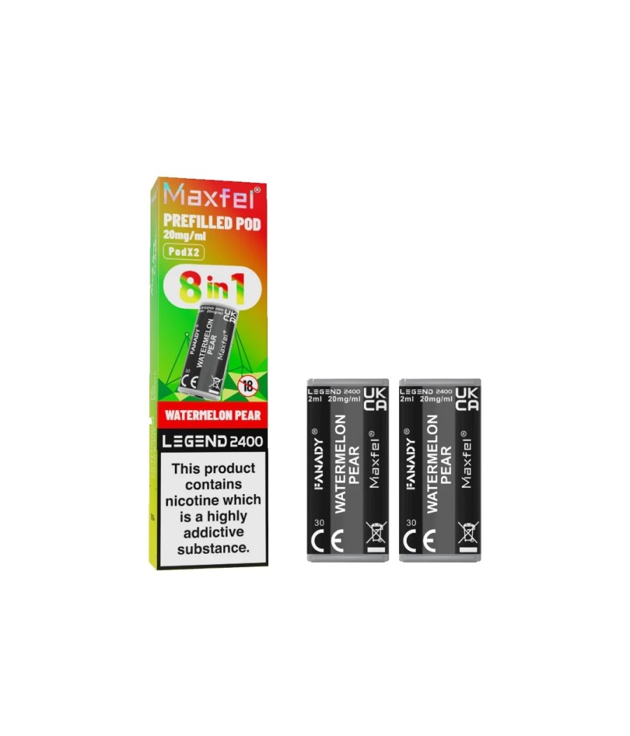 20mg Maxfel Legend Fanady Prefilled Pods 2400 Puffs
