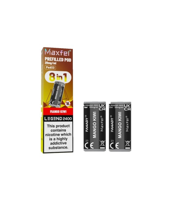 20mg Maxfel Legend Fanady Prefilled Pods 2400 Puffs