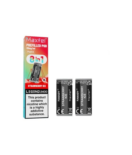 20mg Maxfel Legend Fanady Prefilled Pods 2400 Puffs
