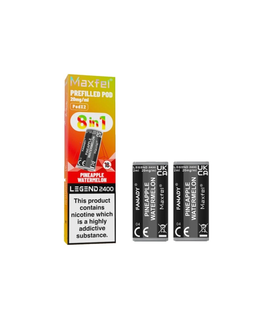 20mg Maxfel Legend Fanady Prefilled Pods 2400 Puffs