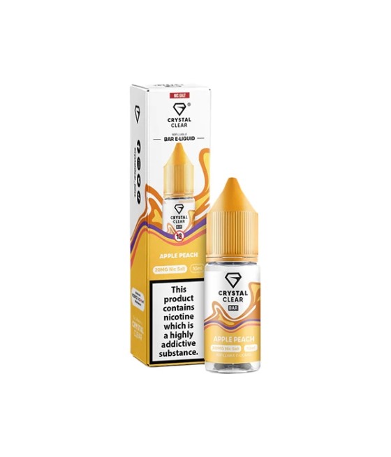 10mg Crystal Clear Bar Salt 10ml (50VG/50PG)