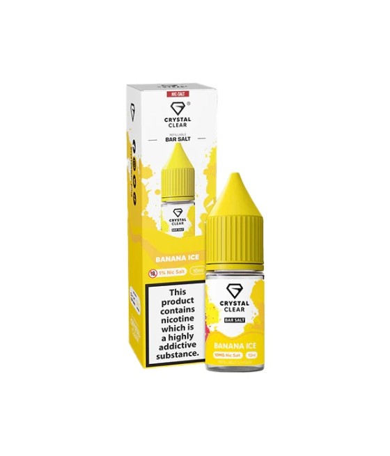 10mg Crystal Clear Bar Salt 10ml (50VG/50PG)