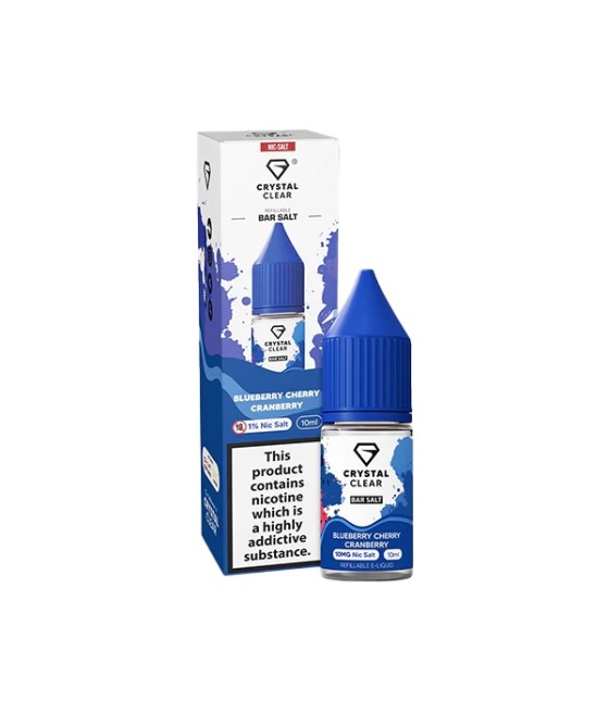 10mg Crystal Clear Bar Salt 10ml (50VG/50PG)