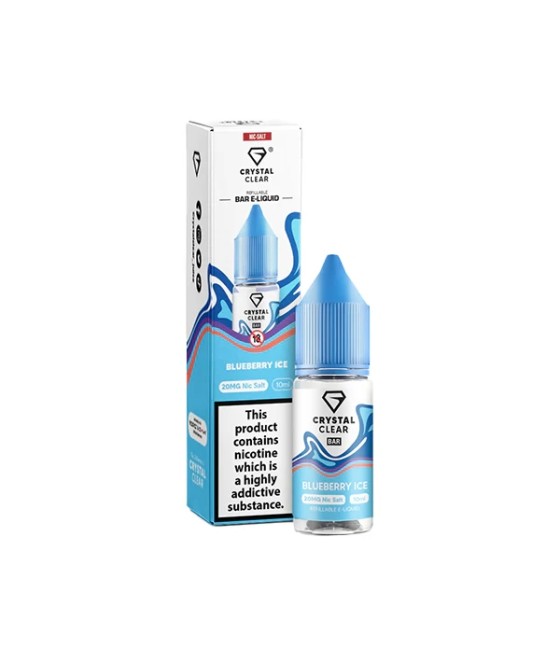 10mg Crystal Clear Bar Salt 10ml (50VG/50PG)