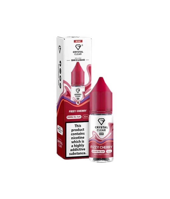 10mg Crystal Clear Bar Salt 10ml (50VG/50PG)