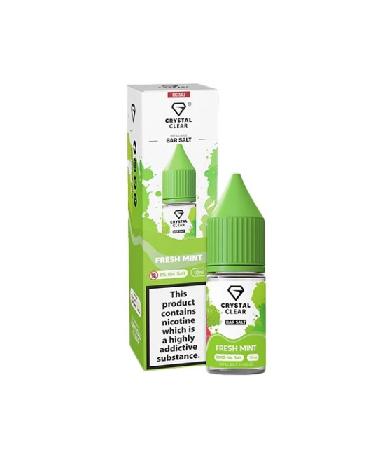 10mg Crystal Clear Bar Salt 10ml (50VG/50PG)