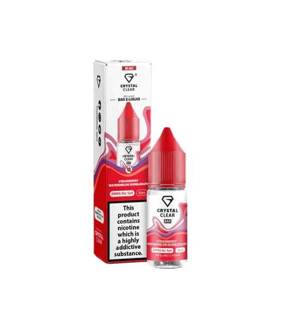 10mg Crystal Clear Bar Salt 10ml (50VG/50PG)