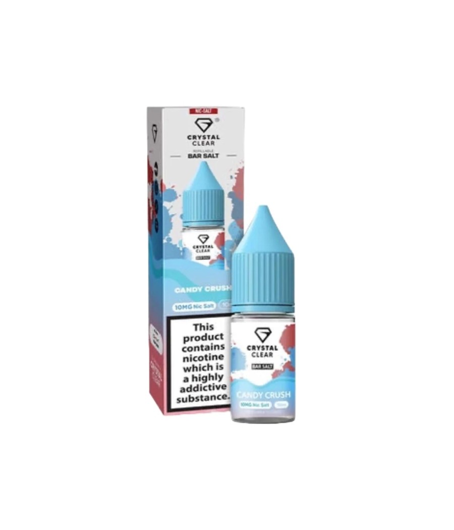 10mg Crystal Clear Bar Salt 10ml (50VG/50PG)