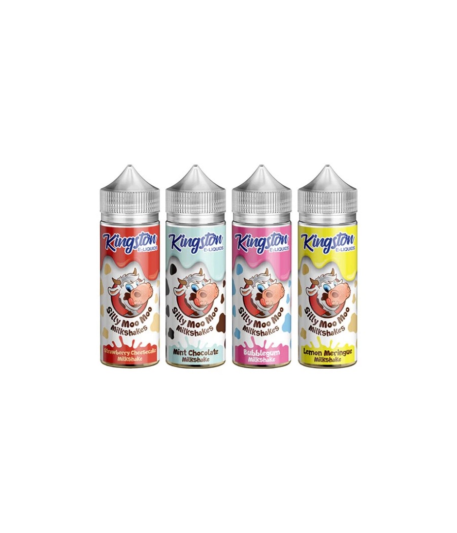Kingston Silly Moo Moo Milkshakes 120ml Shortfill 0mg (70VG/30PG)