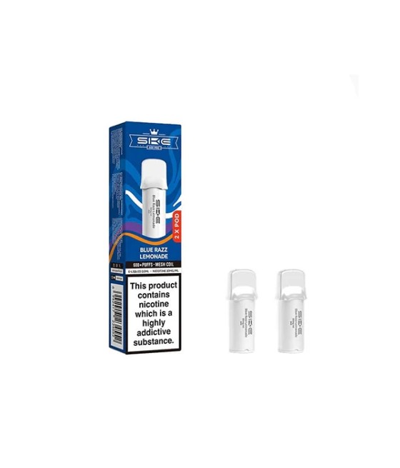 20mg SKE Crystal Pro Replacement Prefilled Pods 2ml 1200 Puffs - 2 Pcs