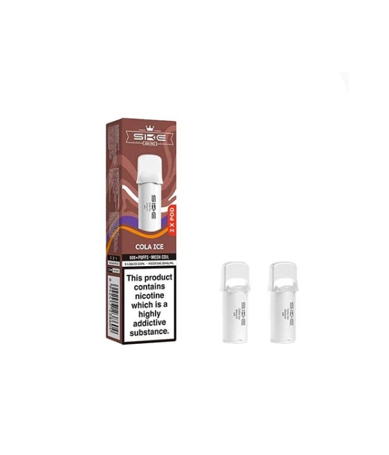 20mg SKE Crystal Pro Replacement Prefilled Pods 2ml 1200 Puffs - 2 Pcs