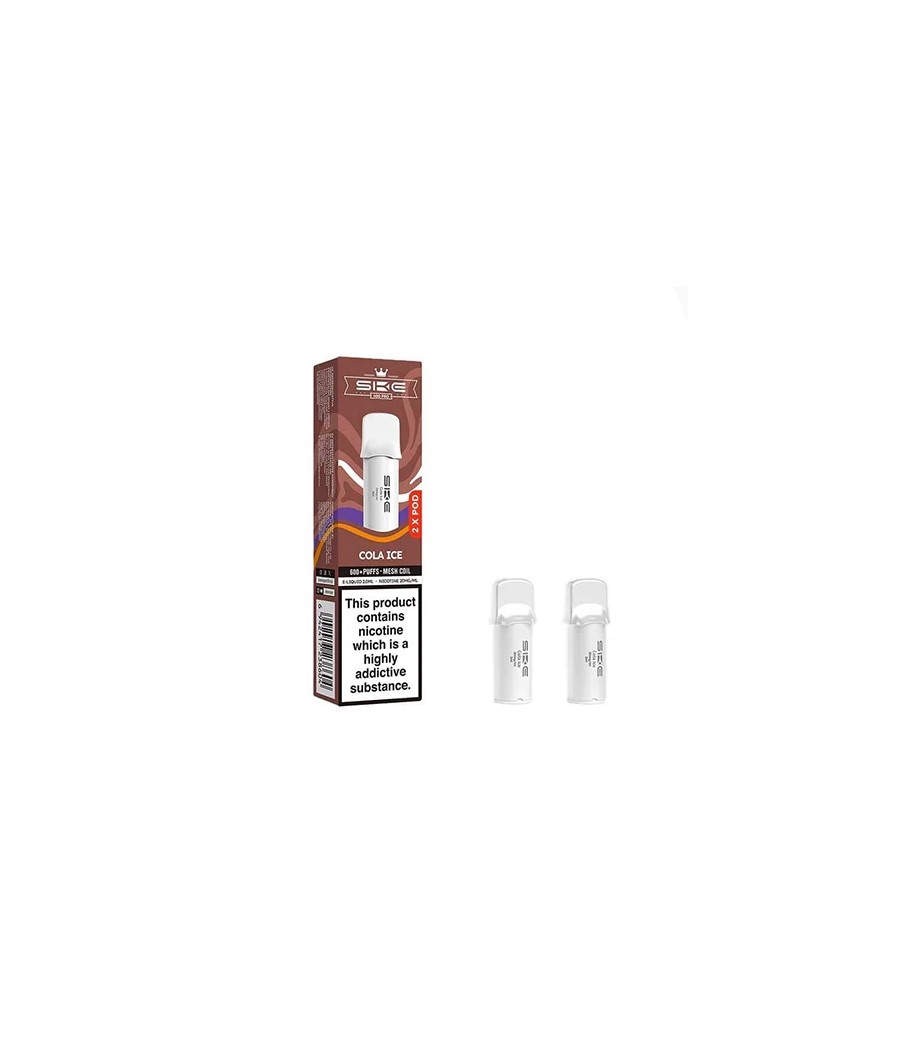 20mg SKE Crystal Pro Replacement Prefilled Pods 2ml 1200 Puffs - 2 Pcs