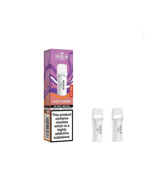 20mg SKE Crystal Pro Replacement Prefilled Pods 2ml 1200 Puffs - 2 Pcs