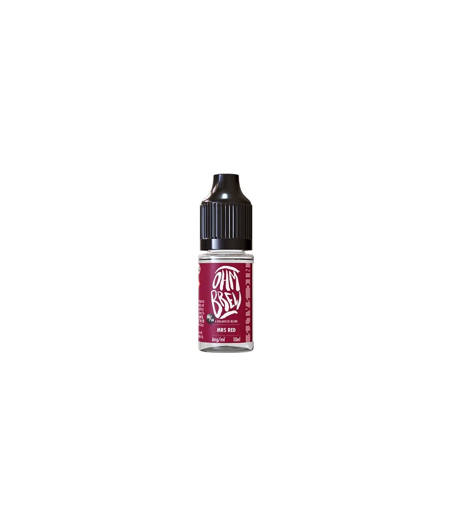 12mg Ohm Brew Balanced Blend 10ml Nic Salts (50VG/50PG)