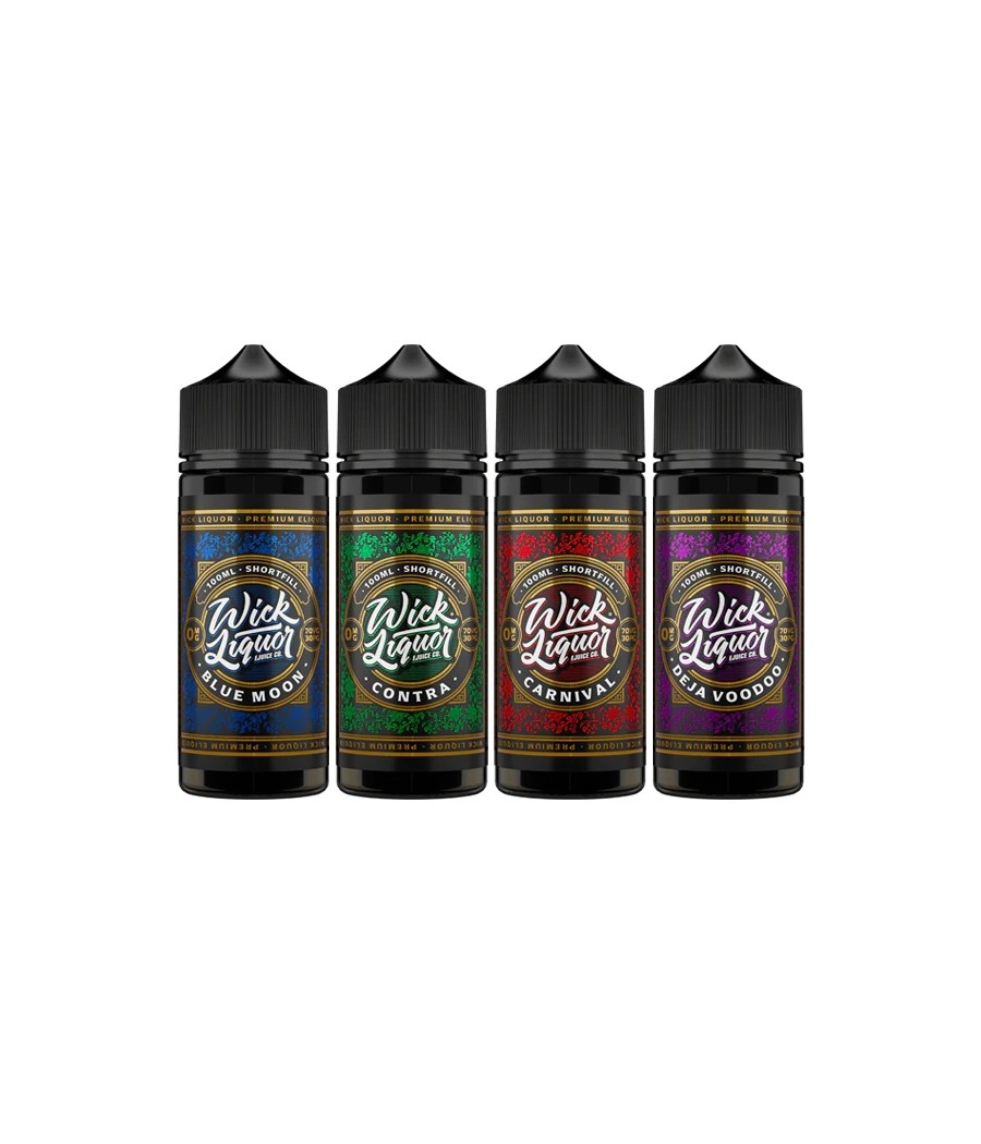 Wick Liquor 100ml Shortfill 0mg (70VG/30PG)