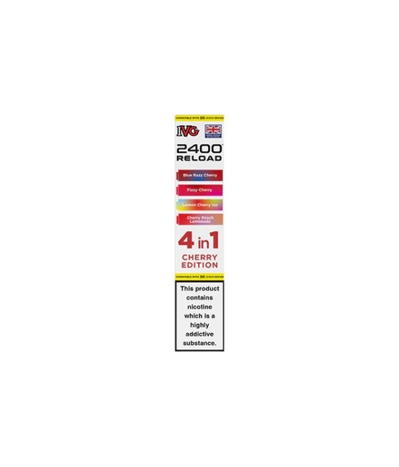 20mg IVG 2400 Reload Multi Edition Prefilled Pods 2ml 2400 Puffs - 4 Pcs