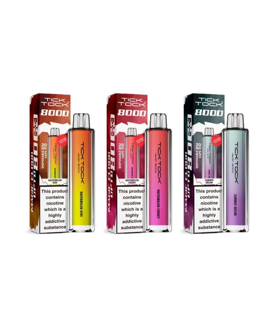 20mg Tick Tock Magic 8000 Prefilled Pod Kit 8000 Puffs
