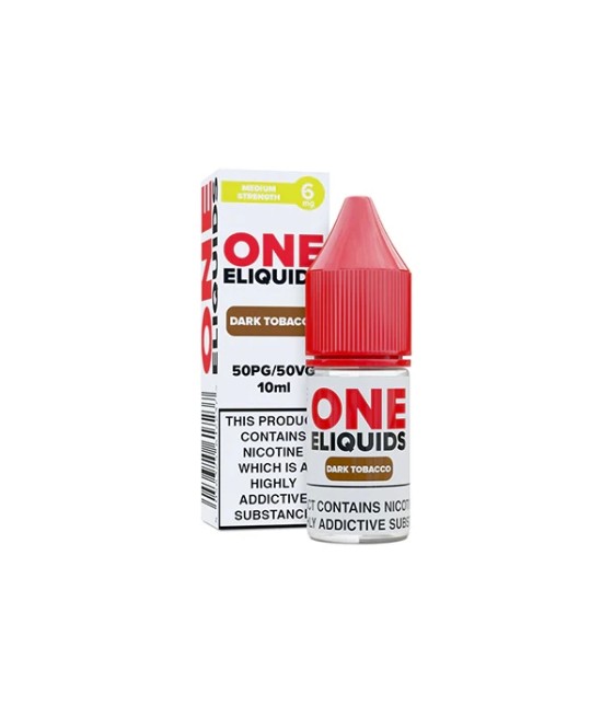 6mg One E-Liquids Flavoured Nicotine E-Liquid 10ml (50VG/50PG)