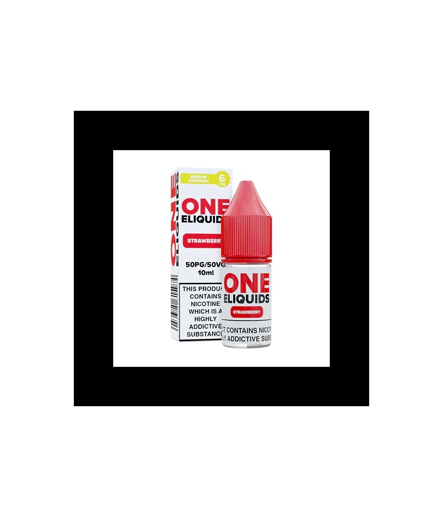 6mg One E-Liquids Flavoured Nicotine E-Liquid 10ml (50VG/50PG)